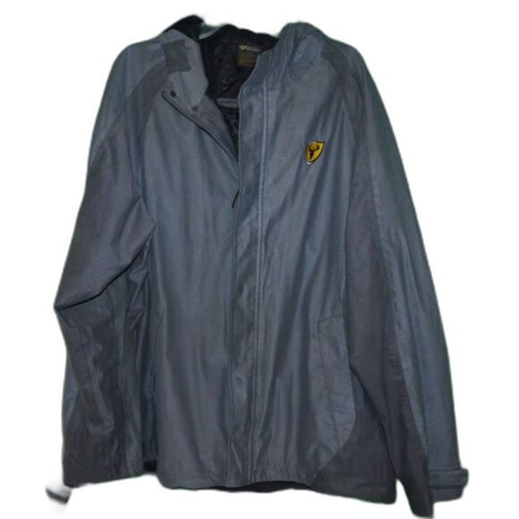 Scent Blocker Drencher Hooded Lined Gray Rain Blocker Weatherproof Jacket XXL - Picture 9 of 10